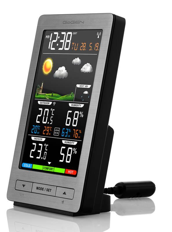 Meteorologická stanice GoGEN ME 2930 šedá