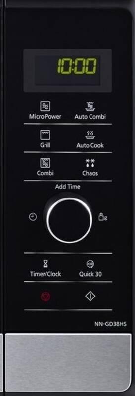 Mikrovlnná trouba Panasonic NN-GD38HSSUG černá stříbrná