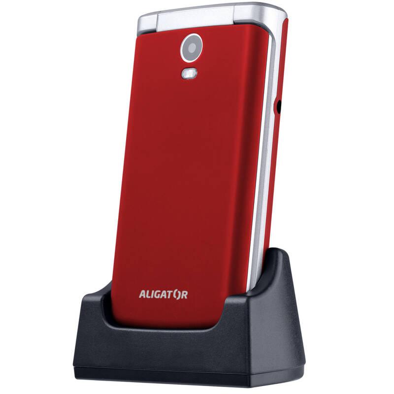 Mobilní telefon Aligator V710 Senior Dual SIM červený