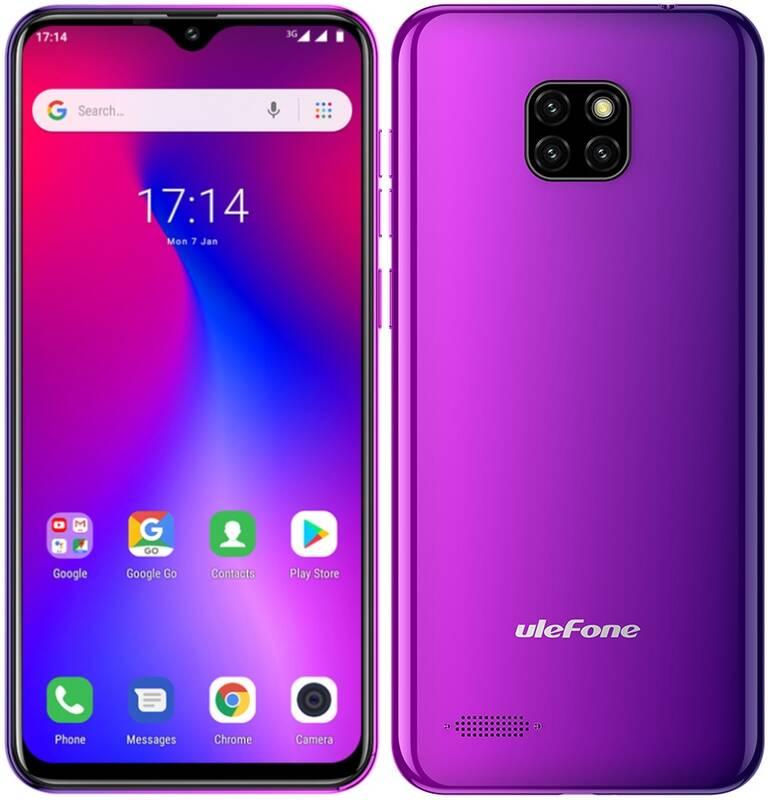Mobilní telefon UleFone Note 7 Dual SIM fialový
