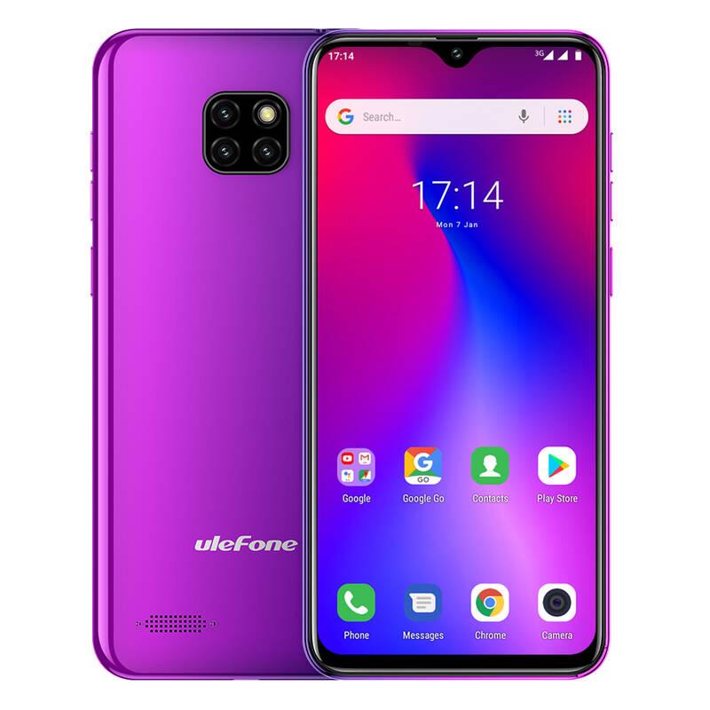 Mobilní telefon UleFone Note 7 Dual SIM fialový