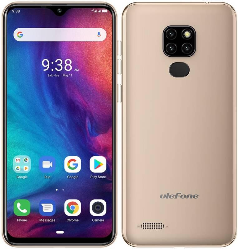Mobilní telefon UleFone Note 7P Dual SIM zlatý