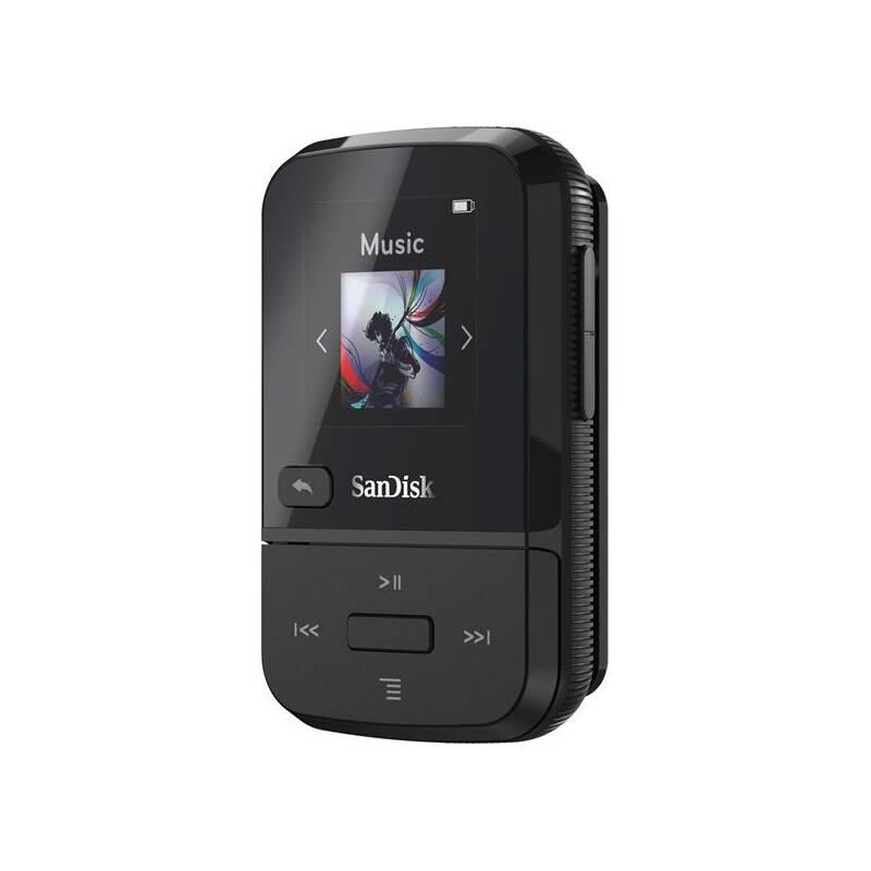 MP3 přehrávač Sandisk Clip Sport Go 16 GB černý
