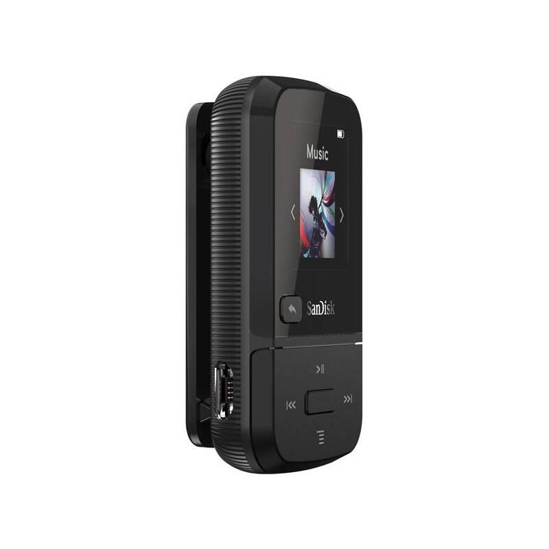 MP3 přehrávač Sandisk Clip Sport Go 16 GB černý