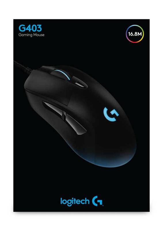 Myš Logitech Gaming G403 Hero černá