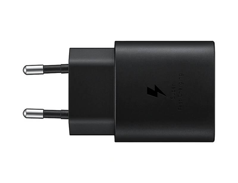 Nabíječka do sítě Samsung EP-TA800, rychlonabíjení, USB-C, 25W, kabel 1m černá