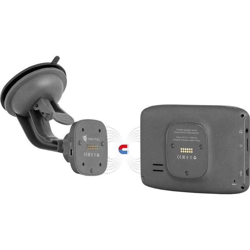 Navigační systém GPS Navitel E505 Magnetic černá