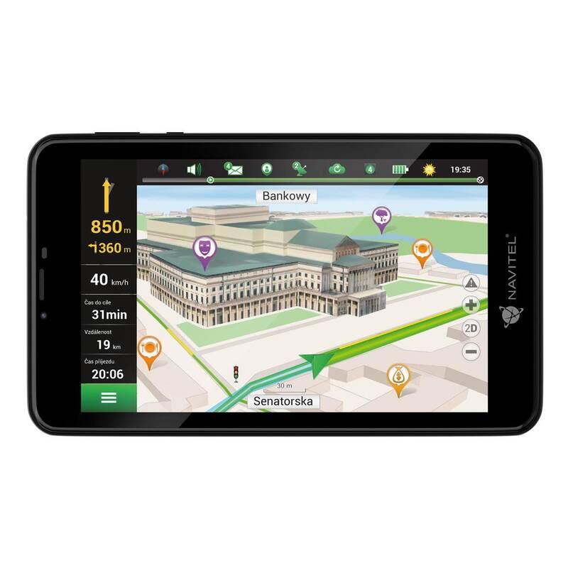 Navigační systém GPS Navitel T757 LTE, tablet černá