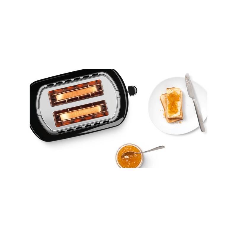 Opékač topinek Bosch TAT7403 černý nerez