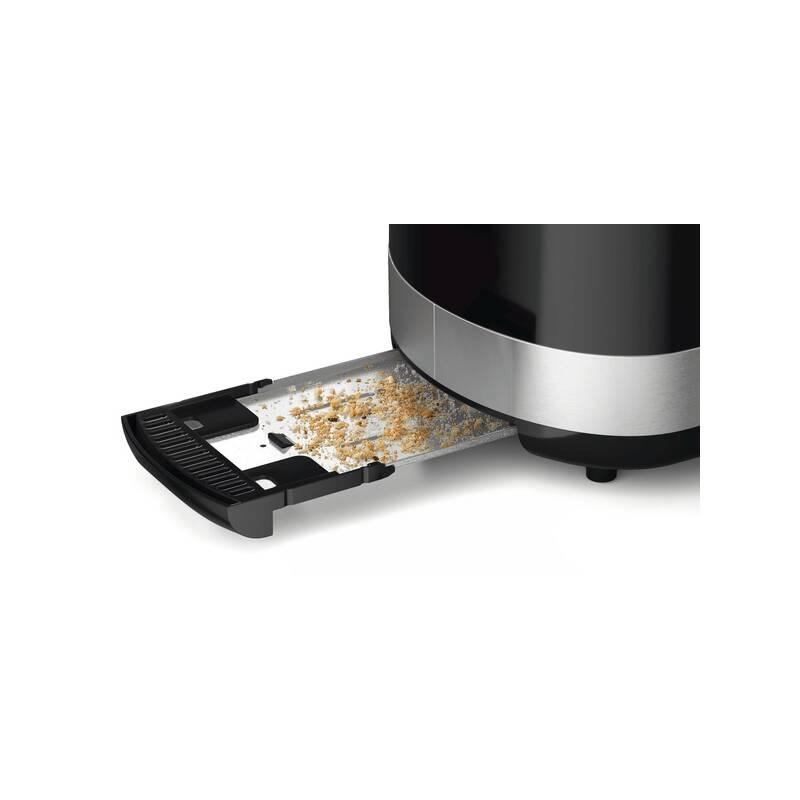 Opékač topinek Bosch TAT7403 černý nerez