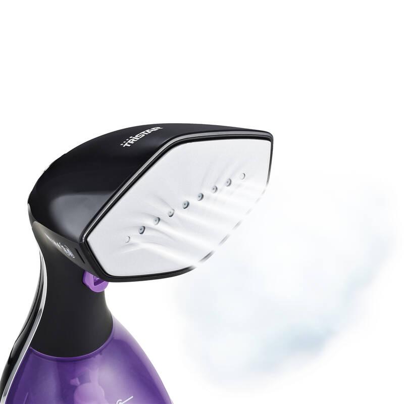 Parní napařovač oděvů Tristar ST-8921 černý fialový