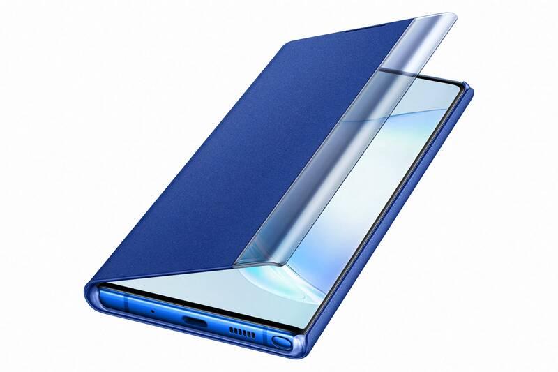 Pouzdro na mobil flipové Samsung Clear View pro Galaxy Note10 modré, Pouzdro, na, mobil, flipové, Samsung, Clear, View, pro, Galaxy, Note10, modré