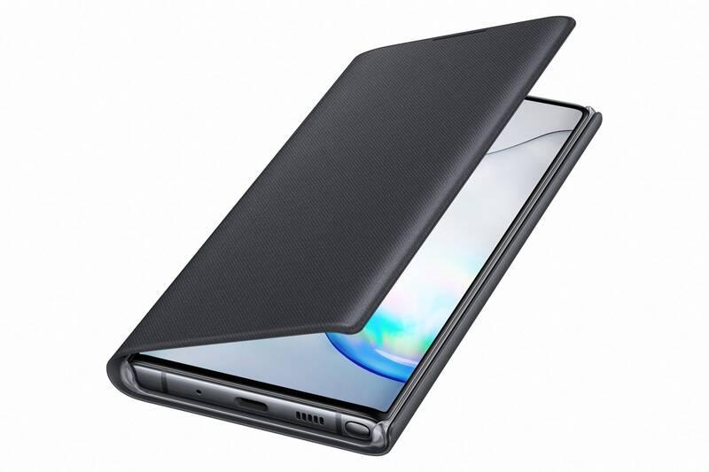 Pouzdro na mobil flipové Samsung LED View pro Galaxy Note10 černé