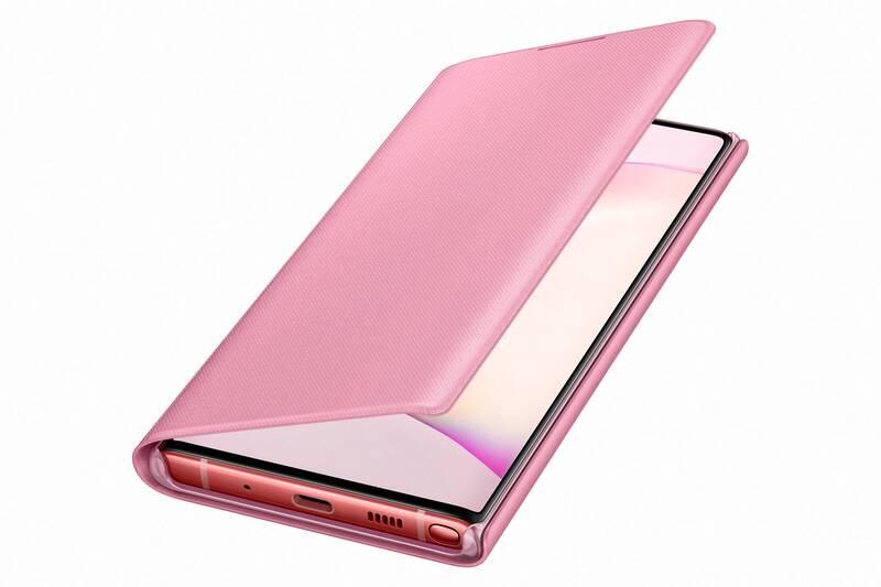 Pouzdro na mobil flipové Samsung LED View pro Galaxy Note10 růžové, Pouzdro, na, mobil, flipové, Samsung, LED, View, pro, Galaxy, Note10, růžové