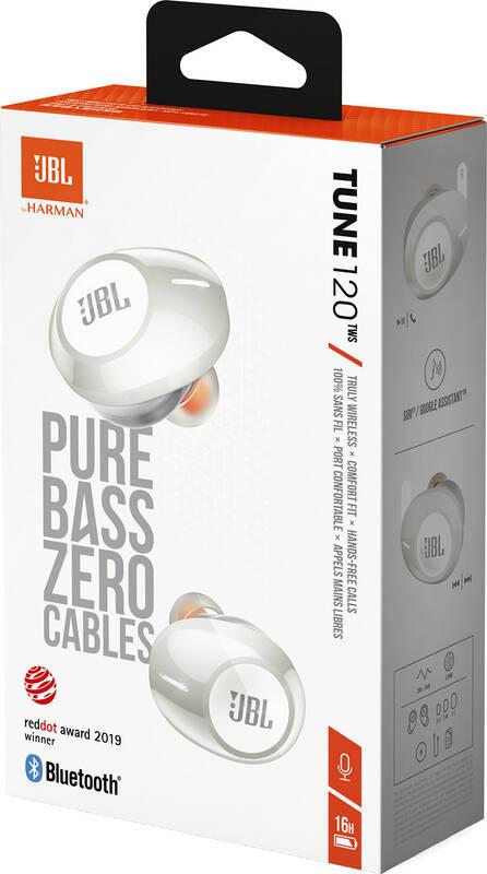 Sluchátka JBL Tune 120 TWS bílá