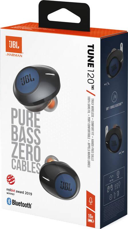 Sluchátka JBL Tune 120 TWS modrá
