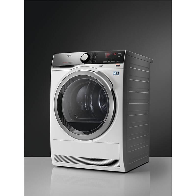 Sušička prádla AEG AbsoluteCare® T8DFE68SC bílá barva