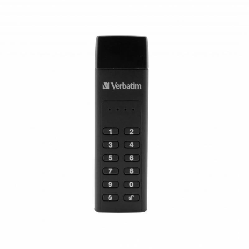 USB Flash Verbatim Keypad Secure, 32GB černý