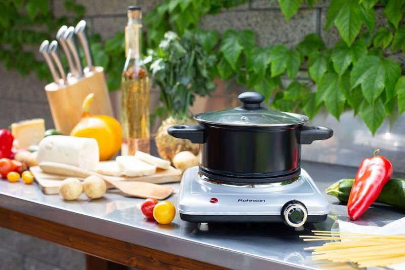 Vařič Rohnson R-2430 stříbrný