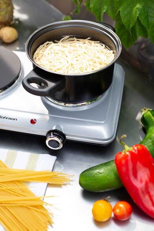 Vařič Rohnson R-2440 stříbrný