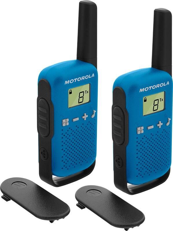 Vysílačky Motorola TLKR T42 modrý, Vysílačky, Motorola, TLKR, T42, modrý