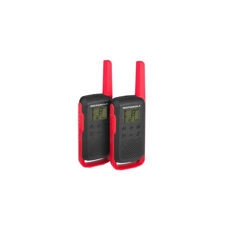 Vysílačky Motorola TLKR T62 červený, Vysílačky, Motorola, TLKR, T62, červený