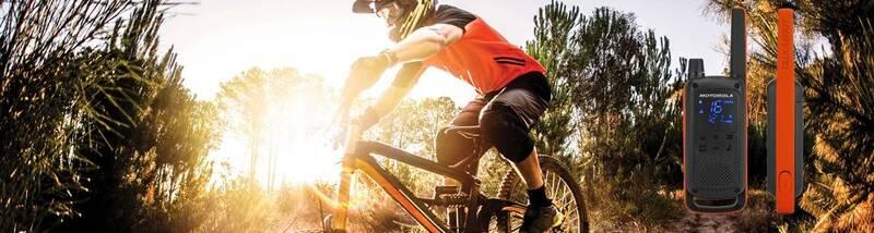 Vysílačky Motorola TLKR T82 černý oranžový