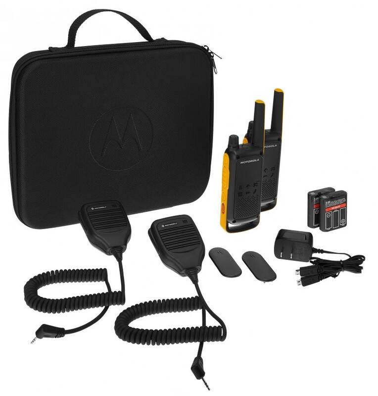 Vysílačky Motorola TLKR T82 Extreme RSM Pack černý žlutý, Vysílačky, Motorola, TLKR, T82, Extreme, RSM, Pack, černý, žlutý