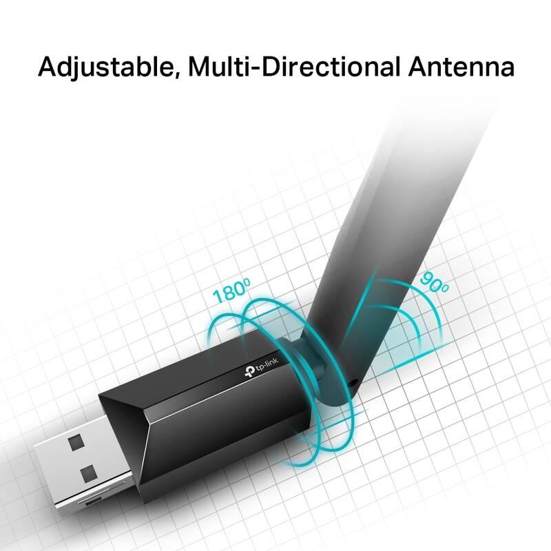 Wi-Fi adaptér TP-Link Archer T2U Plus, Wi-Fi, adaptér, TP-Link, Archer, T2U, Plus