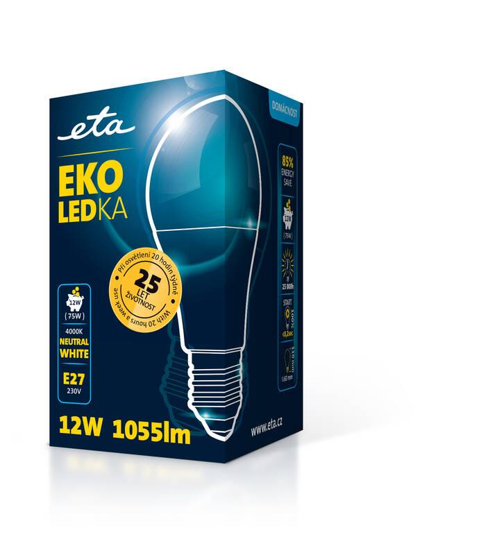 Žárovka LED ETA EKO LEDka klasik 12W, E27, neutrální bílá