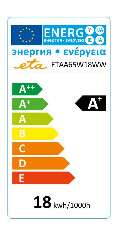 Žárovka LED ETA EKO LEDka klasik 18W, E27, teplá bílá, Žárovka, LED, ETA, EKO, LEDka, klasik, 18W, E27, teplá, bílá