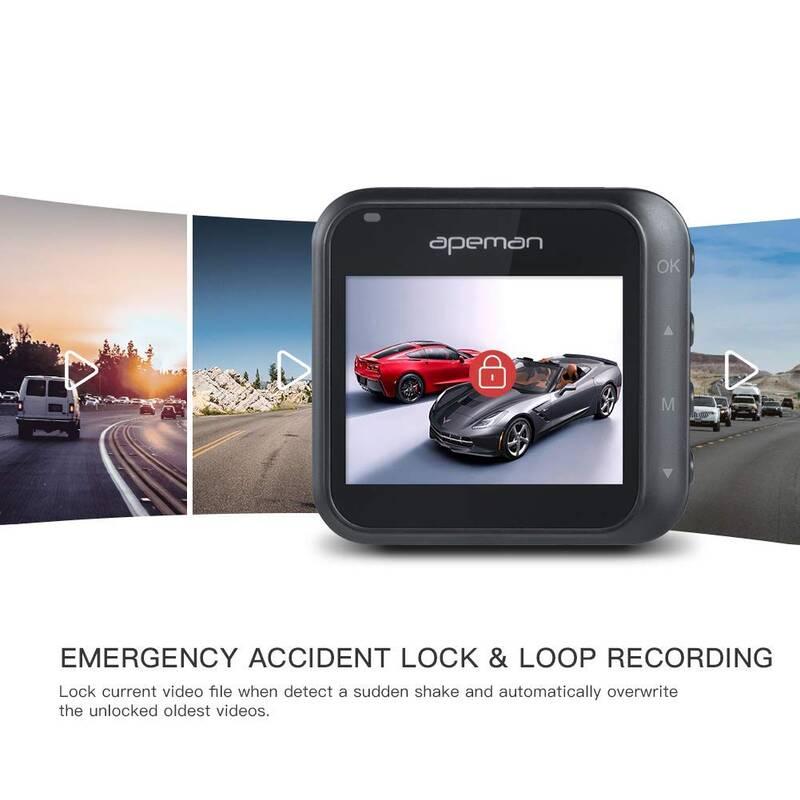 Autokamera Apeman C420 černá