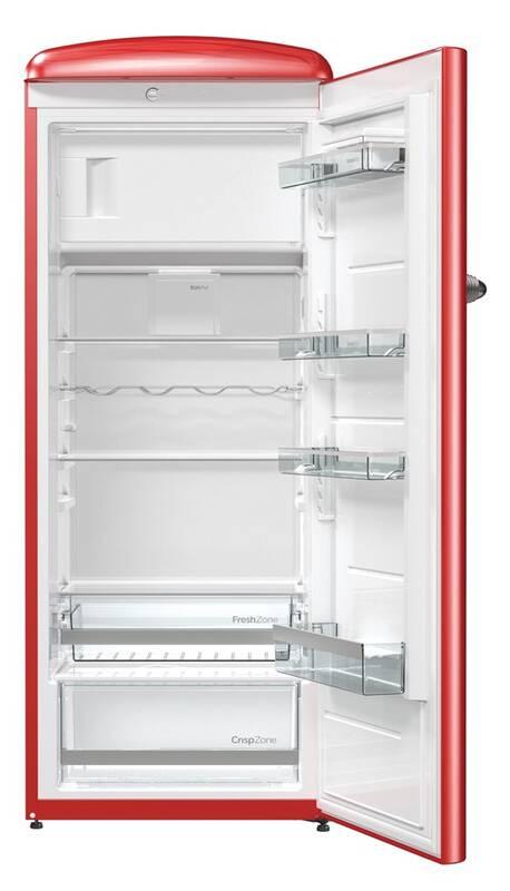 Chladnička Gorenje ORB153RD červená