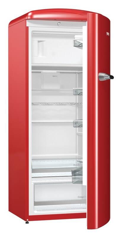Chladnička Gorenje ORB153RD červená