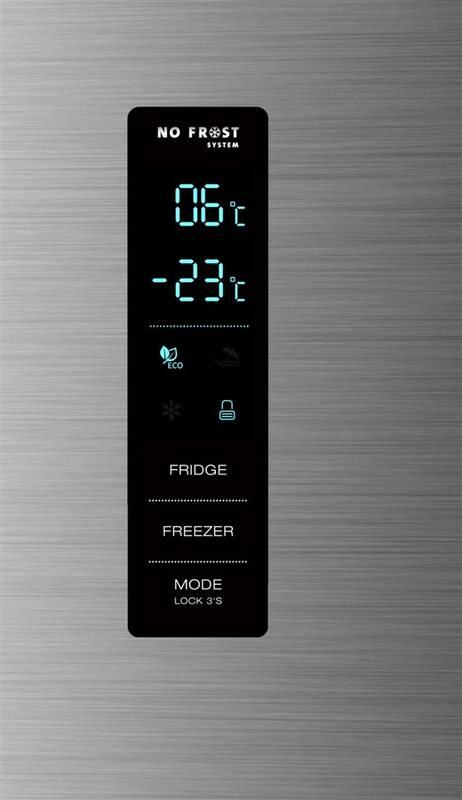Chladnička s mrazničkou ETA 236290010 Inoxlook