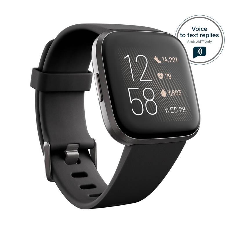 Chytré hodinky Fitbit Versa 2 - Black Carbon