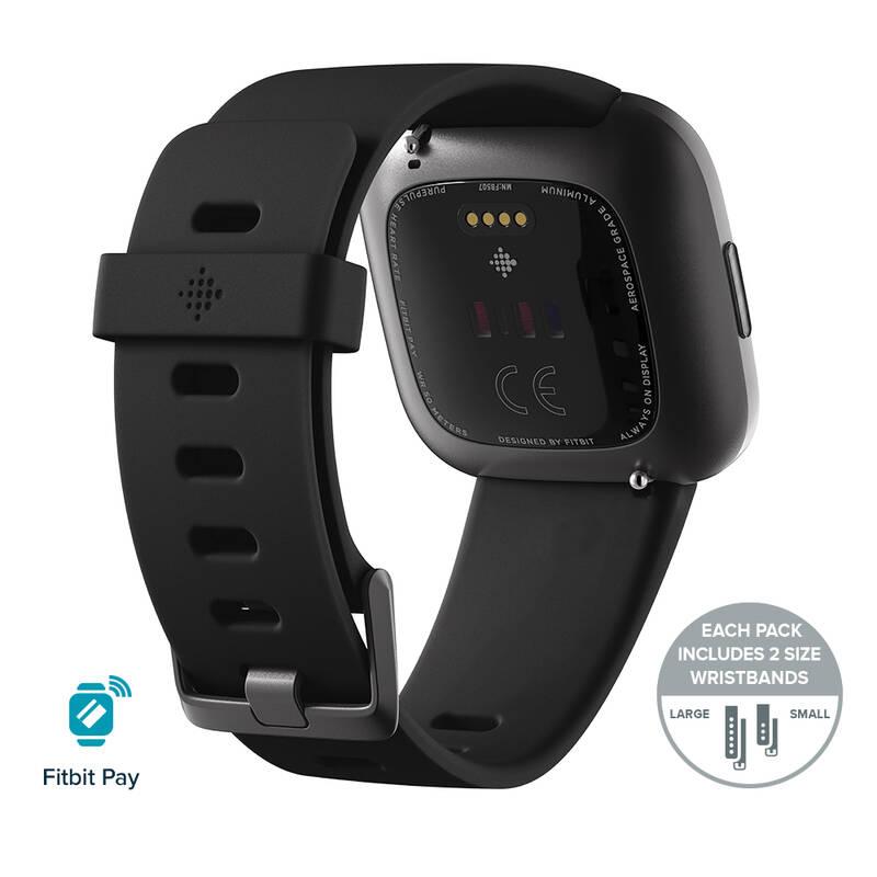 Chytré hodinky Fitbit Versa 2 - Black Carbon, Chytré, hodinky, Fitbit, Versa, 2, Black, Carbon