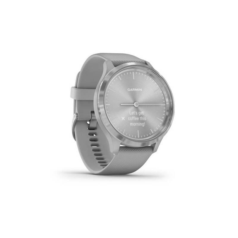 Chytré hodinky Garmin vivomove3 Sport Silver Gray