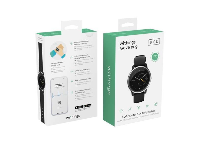 Chytré hodinky Withings Move ECG černá