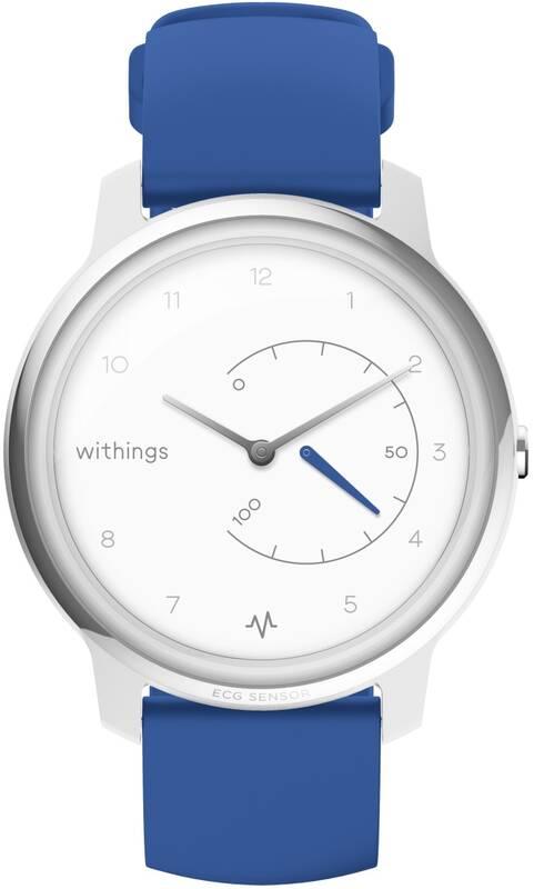 Chytré hodinky Withings Move ECG modrá, Chytré, hodinky, Withings, Move, ECG, modrá