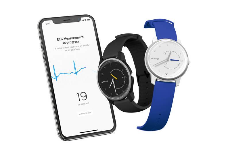 Chytré hodinky Withings Move ECG modrá