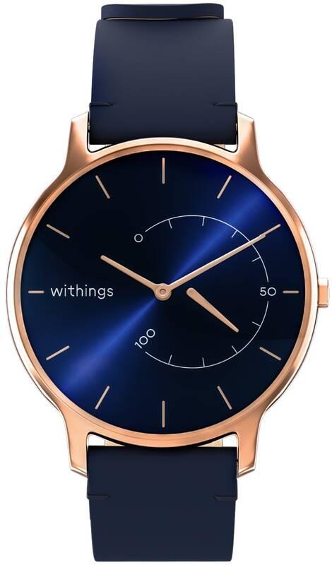 Chytré hodinky Withings Move Timeless Chic modrá zlatá