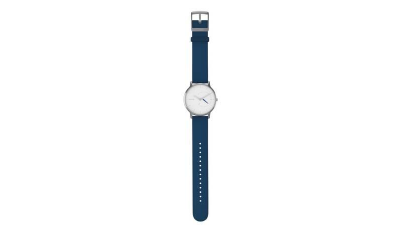 Chytré hodinky Withings Move Timeless Chic stříbrná modrá