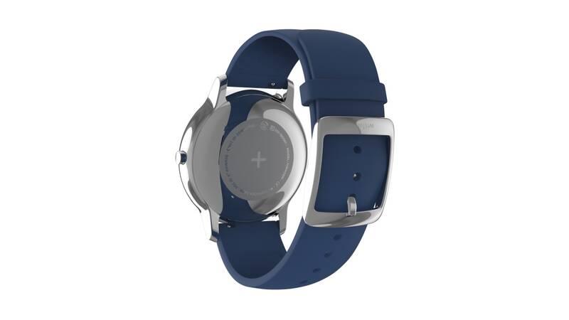 Chytré hodinky Withings Move Timeless Chic stříbrná modrá
