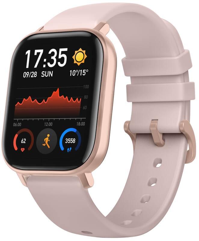 Chytré hodinky Xiaomi Amazfit GTS růžové