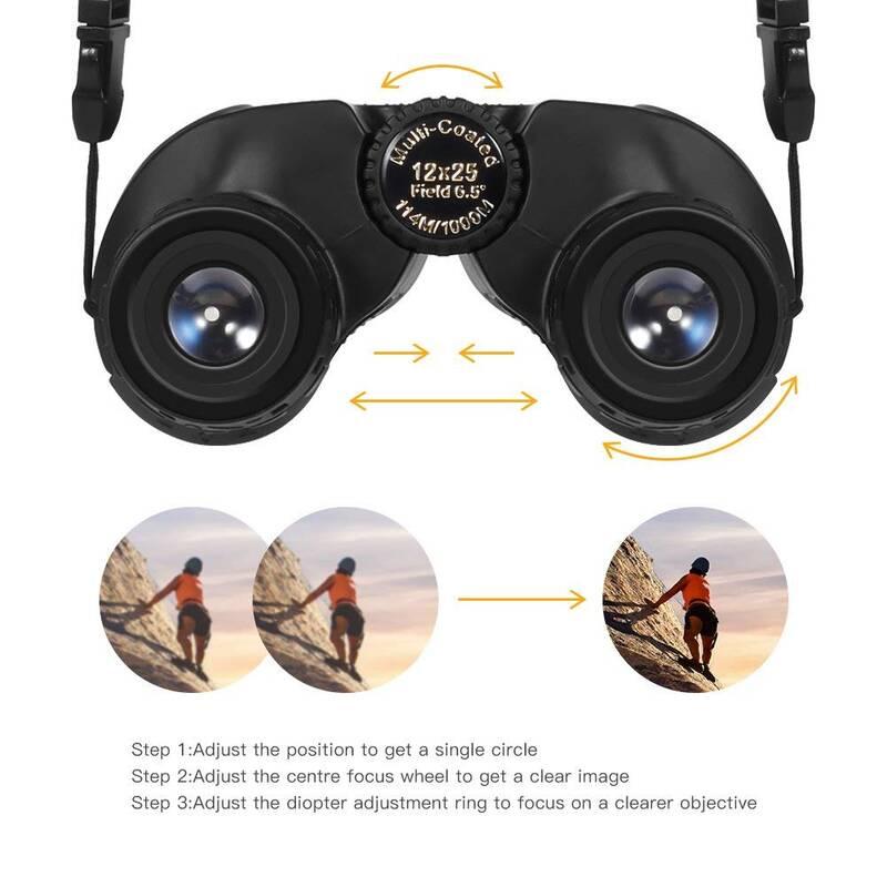 Dalekohled Apeman BC70, 12x25 černý