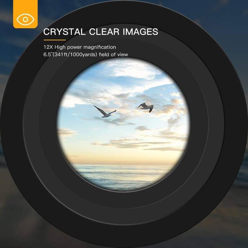 Dalekohled Apeman BC70, 12x25 černý