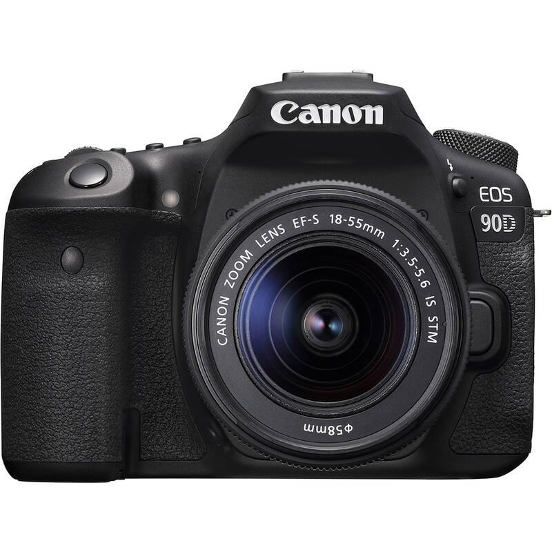 Digitální fotoaparát Canon EOS 90D 18-55 IS STM černý, Digitální, fotoaparát, Canon, EOS, 90D, 18-55, IS, STM, černý