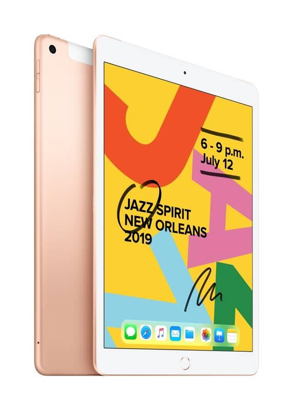 Dotykový tablet Apple iPad 2019 Wi-Fi Cellular 128 GB - Gold, Dotykový, tablet, Apple, iPad, 2019, Wi-Fi, Cellular, 128, GB, Gold