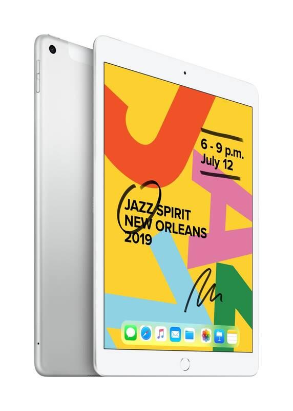 Dotykový tablet Apple iPad 2019 Wi-Fi Cellular 128 GB - Silver, Dotykový, tablet, Apple, iPad, 2019, Wi-Fi, Cellular, 128, GB, Silver